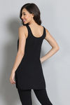 Zivame Knit Cotton Kurti Slip - Black Beauty — thumbnail 4